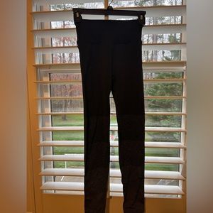 Black and gold Lululemon leggings